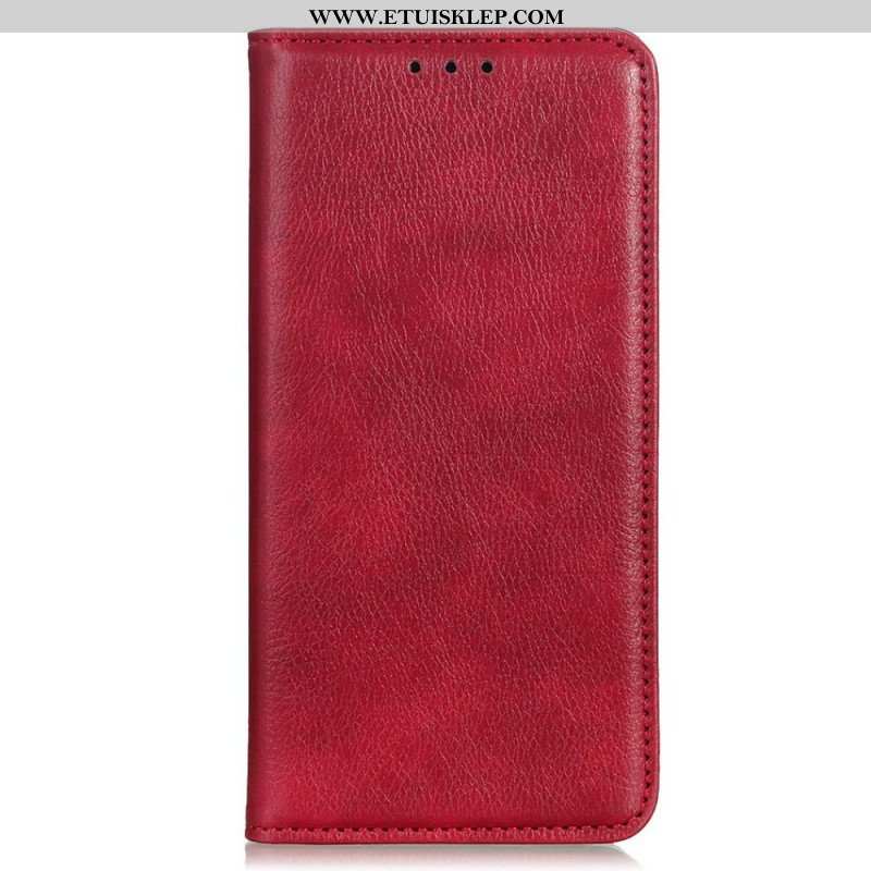 Etui Na Telefon do Xiaomi Redmi Note 11 Pro Plus 5G Etui Folio Matowa Skóra Dwoinowa